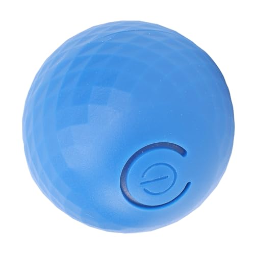 FILFEEL Interaktives Hundeballspielzeug, Mentaler Stimulator, Wiederaufladbarer Automatischer Rollball, für Kleine Mittelgroße Welpen, 4 Stunden Spielzeit, Sicheres Kauerlebnis, (Blue) von FILFEEL