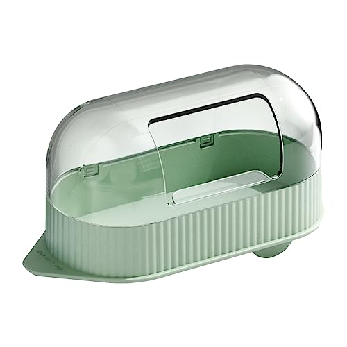 FINLALO Hamster-Sandbad, transparenter Hamster-Sandbadbehälter, großes Fenster, leicht zu reinigen, Schnapp-Design, Hamster-Sandkasten, Hamsterbadewanne für Rennmäuse oder andere kleine Haustiere von FINLALO