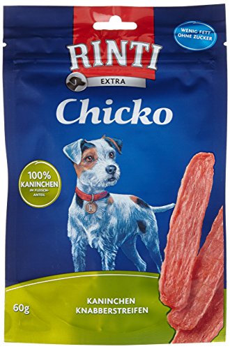 Rinti Hundesnacks Extra Chicko Kaninchen 60 g, 6er Pack (6 x 60 g) von Rinti