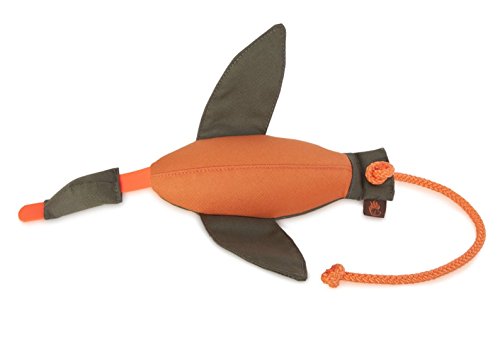 Firedog Enten Dummy 600 gr. mit Wurfhilfe orange/khaki von FIREDOG