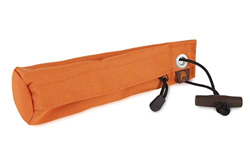 FIREDOG Futterdummy Trainer für Hunde, groß in orange von FIREDOG