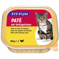 FIT+FUN Adult Paté Geflügelleber 16x100 g von FIT+FUN