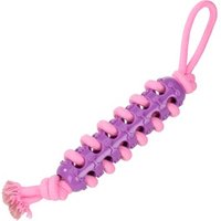 FIT+FUN Fit + Fun Spielzeug TPR Stick mit Tau, Hund Lila, 47cm FIT+FUN Fit + Fun Spielzeug TPR Stick mit Tau, Hund Lila, 47cm von FIT+FUN