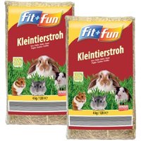 FIT+FUN Kleintierstroh 2x4 kg von FIT+FUN