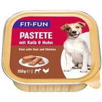 FIT+FUN Pastete Kalb & Huhn 11x150 g von FIT+FUN