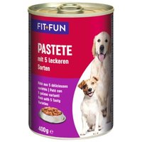 FIT+FUN Pastete 5 leckere Sorten 12x400 g von FIT+FUN