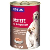 FIT+FUN Pastete Geflügelherzen 6x400 g von FIT+FUN