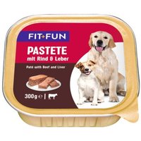 FIT+FUN Pastete mit Rind & Leber 9x300 g von FIT+FUN