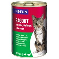 FIT+FUN Ragout Wild, Geflügel & Karotten 24x415 g von FIT+FUN