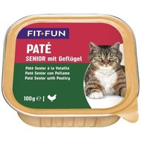 FIT+FUN Senior Paté Geflügel 16x100 g von FIT+FUN