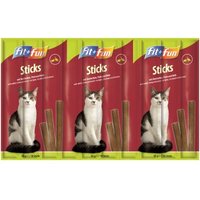 FIT+FUN Sticks 25x10 Stück Kaninchen, Pute & Hefe von FIT+FUN