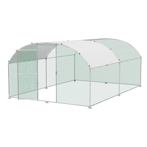 FIVMEN Hühnerstall 3x4 m Freilaufgehege Hühner Verzinkter Stahl Hühnerhaus Hühnergehege mit Bogen Sonnenschutz Dach,Tür & Riegel Stabil Geflügelstall Hühnerkäfig Kleintierstall FIVMEN Hühnerstall 3x4 m Freilaufgehege Hühner Verzinkter Stahl Hühnerhaus Hühnergehege mit Bogen Sonnenschutz Dach,Tür & Riegel Stabil Geflügelstall Hühnerkäfig Kleintierstall von FIVMEN
