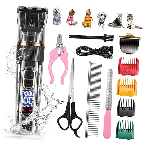 FIXOSHEE 1 Satz Tierhaarschneider-Set Elektrischer Anzug Clipper Kit Haarschneidemaschine Haarschneidemaschinen Für Hunde Hundeschere Haarschneider Mit Haarschieber Hundeschermaschinen Abs von FIXOSHEE