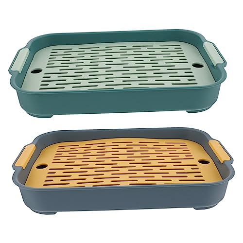 FIXOSHEE 2stücke Kaninchen Toilette Für Kleine Haustiere Wurf Box Haushalt Töpfchen Trainer Mit Filterboden Anti-Fall Für Kaninchen Hamster Und Meerschweinchen FIXOSHEE 2stücke Kaninchen Toilette Für Kleine Haustiere Wurf Box Haushalt Töpfchen Trainer Mit Filterboden Anti-Fall Für Kaninchen Hamster Und Meerschweinchen von FIXOSHEE