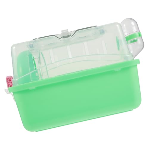FIXOSHEE Hamsterkäfig mit Dach Kreativer Versteckkäfig für Hamster und Kleine Haustiere zu Reinigen mit Wasserflasche und Laufrad für Schlaf FIXOSHEE Hamsterkäfig mit Dach Kreativer Versteckkäfig für Hamster und Kleine Haustiere zu Reinigen mit Wasserflasche und Laufrad für Schlaf von FIXOSHEE
