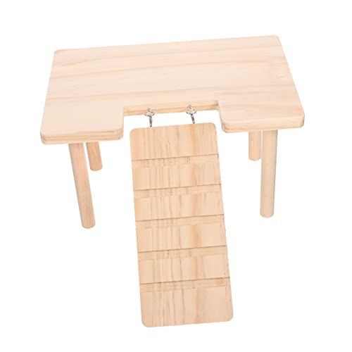 FIXOSHEE Hamsterplattform mit Dekorativer Rampe Multifunktionale Holzspielzeug für Meerschweinchen und Chinchillas und Sicher für Kleine Haustiere Bewegung FIXOSHEE Hamsterplattform mit Dekorativer Rampe Multifunktionale Holzspielzeug für Meerschweinchen und Chinchillas und Sicher für Kleine Haustiere Bewegung von FIXOSHEE