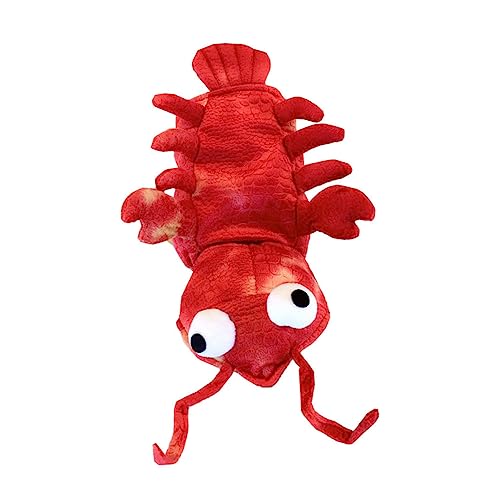 FIXOSHEE Haustier Hund Hummer Kleidung Spinnenkostüm Dackelkleidung Halloween-Jackenhund Halloween Costume Halloween Kleidung Hund lustige Kleidung Hundehummer-Kleidung Baumwolle rot von FIXOSHEE