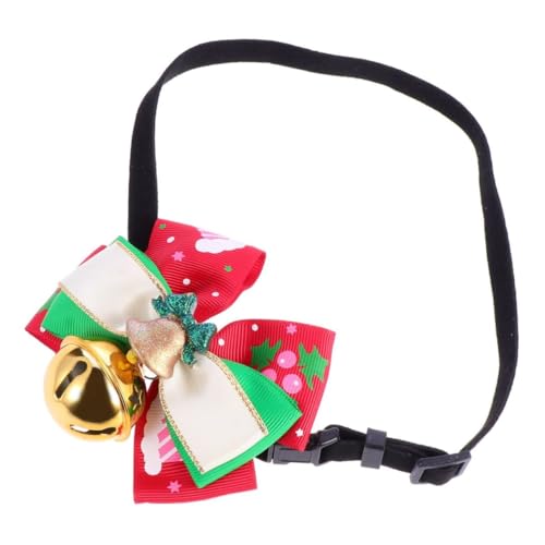 FIXOSHEE Haustierhalsband Weihnachtshundeschleifen Weihnachtshundefliege Weihnachtsfliege Hundehalsband Weihnachtskatzenhalsband Hundehalsband Haustierfliegenversorgung von FIXOSHEE