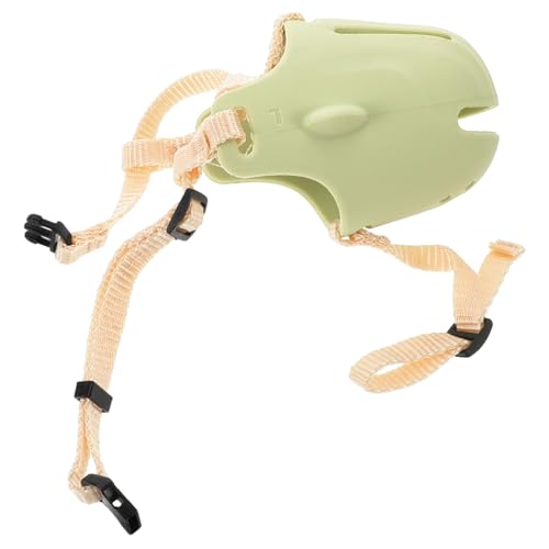 FIXOSHEE Hundemaulkorb Schnauze Hundekörbchen Maulkorb Kleiner Maulkorb Für Hunde Zum Fellpflegen Katzenmaulkorb Aus Kunststoff Korbmaulkorb Für Hunde Maulkörbe Für Hunde Sport Light Green von FIXOSHEE