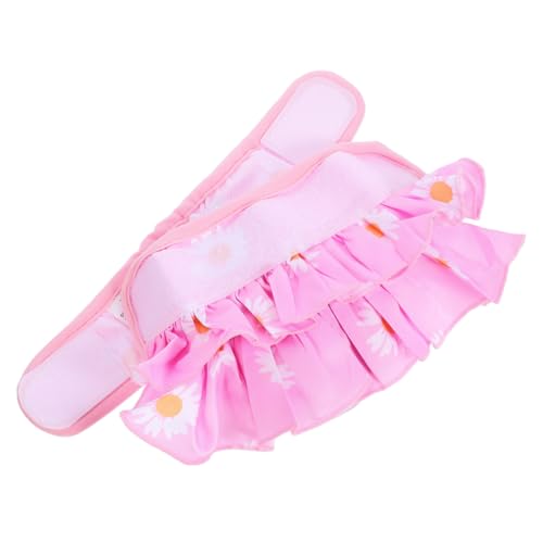 FIXOSHEE Physiologische Hosen Für Haustiere Windel Feuchttücher Für Haustiere Weiblich Hündchen Hunderegenmantel Hund Warmer Mantel Große Hundepipipads Haustier Höschen Baumwolle Rosa von FIXOSHEE