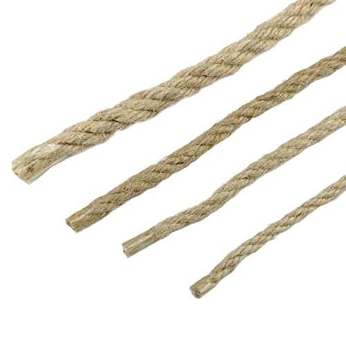 FIZOVER Natürliche Hemp Rope Cat Tree House DIY Cat Scratcher Rope Climbing Frame Ersatz Binding Twine Rope For Cat-10 Meter,4mm von FIZOVER