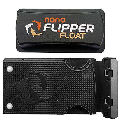 FL!PPER Flipper Cleaner Float,2-in-1 schwimmender magnetischer Aquarium-Glasreiniger,Fisch Tank Algenreiniger,Scrubber & Scraper Aquarium Reinigungswerkzeuge,Schwimmender Fisch Tank Reiniger Nano FL!PPER Flipper Cleaner Float,2-in-1 schwimmender magnetischer Aquarium-Glasreiniger,Fisch Tank Algenreiniger,Scrubber & Scraper Aquarium Reinigungswerkzeuge,Schwimmender Fisch Tank Reiniger Nano von FL!PPER