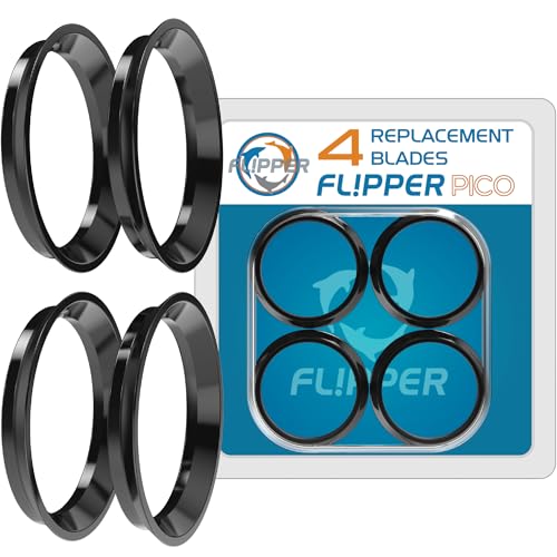 FL!PPER Flipper Pico 2-in-1 Magnetischer Schrubber für Aquarien, Ersatzklingen – 4 Stück von FL!PPER