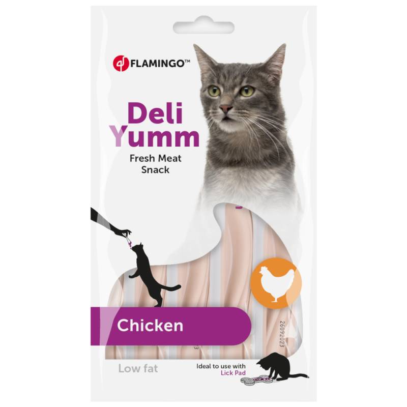 Flamingo Deli Yumm Paste - mit Huhn (5 x 14 g) von FLAMINGO