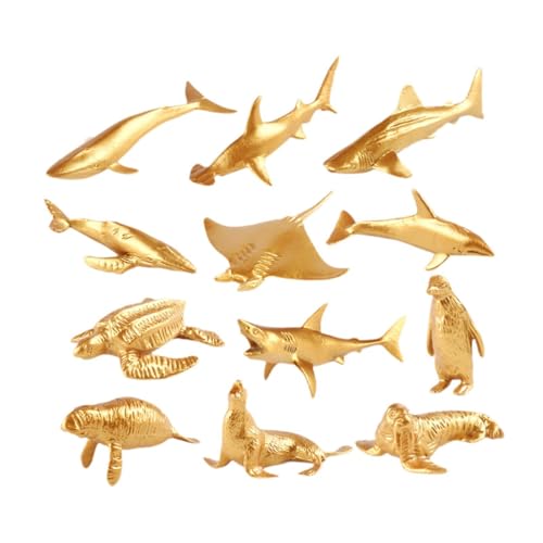 FLCPJGV Modell Tiere Figuren für Kinder, pädagogisches Spielzeug zur Förderung von Fähigkeiten, 12pcs B von FLCPJGV