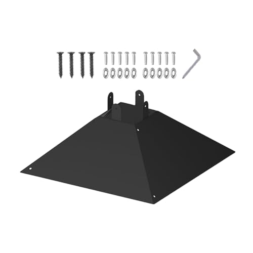 FLCPJGV Vogelfutterstation für Eichhörnchen, Metallblende, Stabiler Vogelschutzstopper, leicht zu installieren, regenfest, 17 x 17 x 5,5 Zoll, für Park, von FLCPJGV