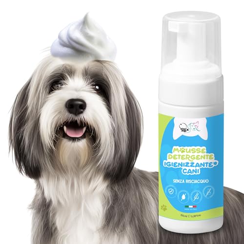 Trockenshampoo Reinigungsmousse mit Silberionen FLEXIMAXX PETS® - hundeshampoo gegen ruch - Shampoo für Haustiere ohne Ausspülen trockenshampoo hund von FLEXIMAXX PETS