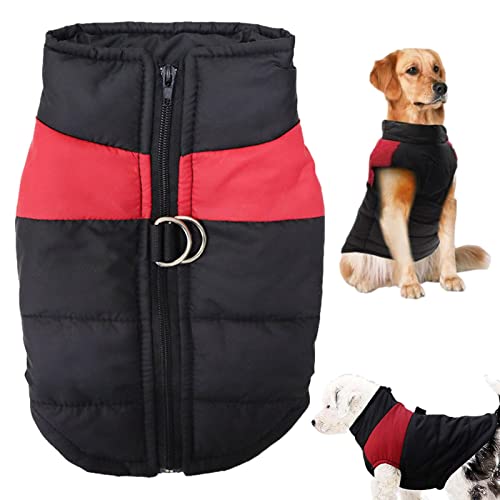 Haustier-Wintermantel, gemütlich, wasserdicht, winddicht, Winter-Hundejacke, dicke Hundekleidung für alle Rassen, kaltes Wetter, Haustierweste Bekleidung Lear-au von FOCCAR