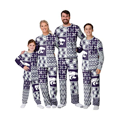 Kansas State Wildcats NCAA Busy Block Familienurlaub Pyjama – Damen – M von FOCO