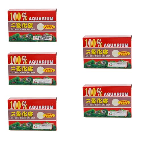 FOLODA 180 Stück Aquarien CO2-Tabletten Kohlendioxid Diffusor Für Lebende Wasserpflanzen Gras Hydrokultur Aquarien Zubehör Kleine Zierfische von FOLODA