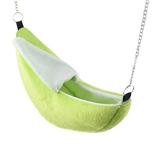 FOLODA Kleines Hängematte Warmes Bett Komfortable Bananen Versteck Käfigzubehör Für Zucker Segelflugzeug Hamster Frettchen Leicht Zu Hängen Hamster Bananenversteck FOLODA Kleines Hängematte Warmes Bett Komfortable Bananen Versteck Käfigzubehör Für Zucker Segelflugzeug Hamster Frettchen Leicht Zu Hängen Hamster Bananenversteck von FOLODA
