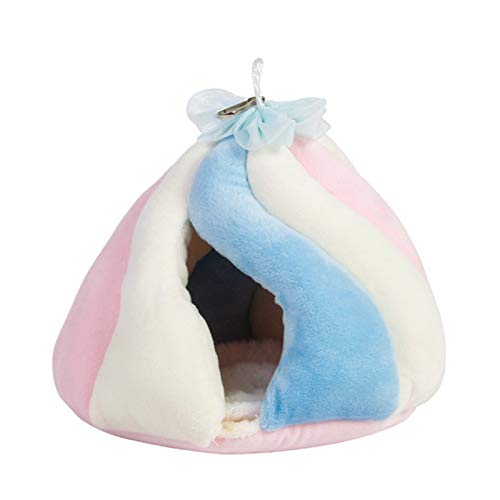 FOLODA Kleines Nest Plüsch Kuschelhütte Warmes Hängemattenzelt Kleines Haustier Winterbett Für Meerschweinchen Zuckergleiter FOLODA Kleines Nest Plüsch Kuschelhütte Warmes Hängemattenzelt Kleines Haustier Winterbett Für Meerschweinchen Zuckergleiter von FOLODA