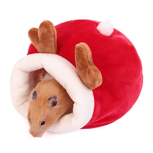 FOLODA Kleines Tierbett Hamster Winter Wärme Baumwolle Nester Rutschfester Boden Haustierbett Für Kleine Hunde Katzen Und Andere Haustiere von FOLODA