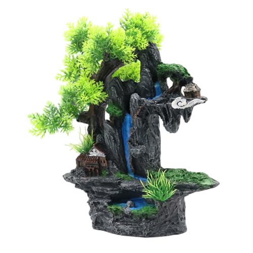 FOLODA Zarte Aquarienlandschaft Altes Terrarium Landschaft Garnelenhaus Statue Aquarien Lebensraum Dekore von FOLODA