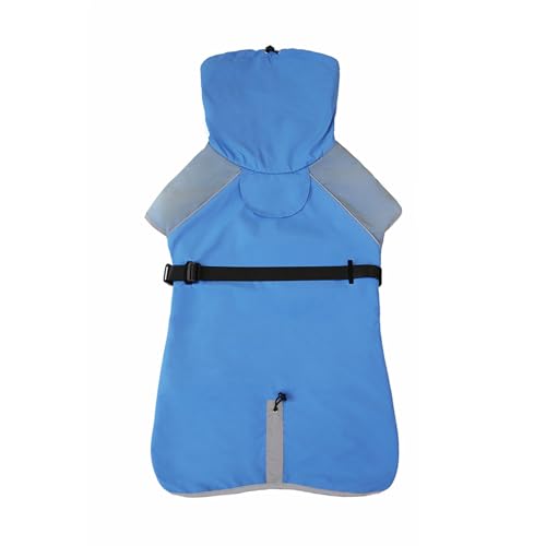 Hund Regenmäntel Haustier Mit Kapuze Regenmantel Wasserdichte Regenjacken Reflektierende Hundemantel Hautfreundlich RainyWear Mit TraktionSeil Hund Mit Kapuze Regenmäntel Hund Outdoor Kleidung von FOLODA