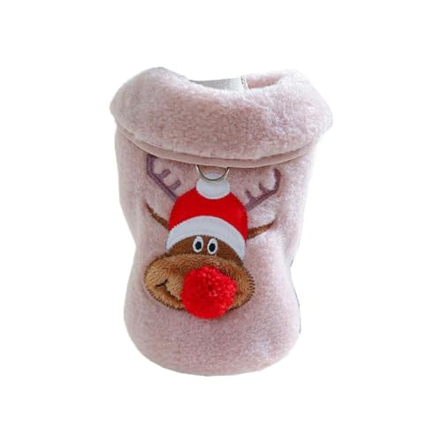 Hunde Flanell Weihnachten Weste Rentier Pullover Party Kleidung Katzen Cosplay Kostüm Neujahr Anzug Zubehör Haustier Liefert Weihnachten Haustier Hirsch Weste Pet Supplies Weihnachten Haustier von FOLODA