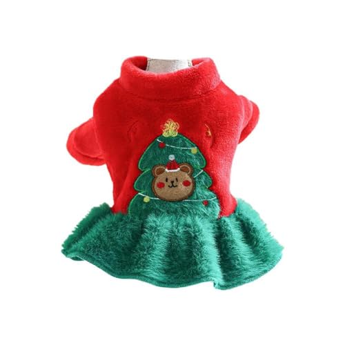 Hundekleid für große Hunde, Bärenmuster, Mantel, Hundebekleidung, Pullover, Welpen, Pyjama, Kleid, Weihnachtsthema Winter von FOLODA