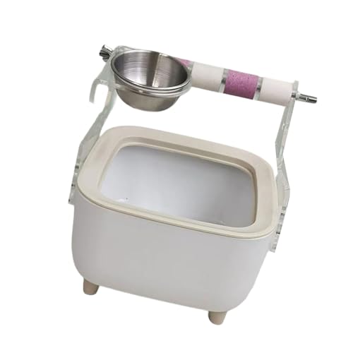 FOLODA Vogel Toilettenständer Abnehmbarer Eimer Easy Töpfchen Training Klettern Barch Stand Für Kleine Bis Große Papageien Cockatiels FOLODA Vogel Toilettenständer Abnehmbarer Eimer Easy Töpfchen Training Klettern Barch Stand Für Kleine Bis Große Papageien Cockatiels von FOLODA