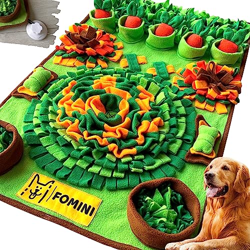 FOMINI Pet Snuffle Mat for Dogs - 85,1 x 50 cm- Dog Puzzles and Enrichment Toys for Large Medium Dogs von FOMINI