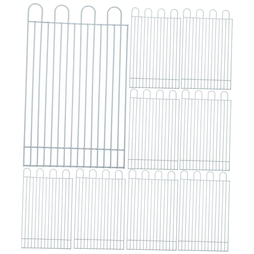 FOMIYES 1 Satz Hamster Gehege Hamsterlaufstall Meerschweinchenkäfige Isolationszaun Für Hamster Verdickter Kleiner Haustierzaun Gartenzaun Aus Hamstergehege Plastik 15c Metall Weiß Hase von FOMIYES