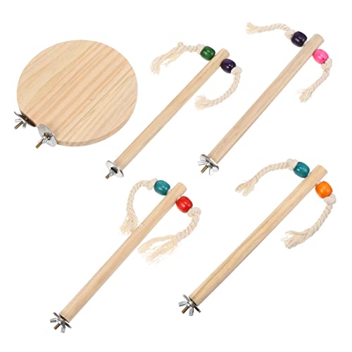 FOMIYES Papagei Spielzeug Set Tragbare Vogel Käfig Zubehör Holz Schaukel Spielzeug Papagei Sitzstangen Für Käfig FOMIYES Papagei Spielzeug Set Tragbare Vogel Käfig Zubehör Holz Schaukel Spielzeug Papagei Sitzstangen Für Käfig von FOMIYES