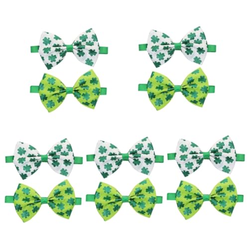 FOMIYES 5 Sets St. Patrick's Day Haustier-fliegen Für Hunde Dekorative Welpen-Schleifen Leichte Für Hundegeburtstagsfeiern 2 Stück * 5 FOMIYES 5 Sets St. Patrick's Day Haustier-fliegen Für Hunde Dekorative Welpen-Schleifen Leichte Für Hundegeburtstagsfeiern 2 Stück * 5 von FOMIYES
