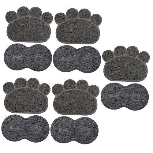 FOMIYES 5sets Pet Fütterung Matte Hund Katze Lebensmittel Matte Nicht-Matte Tischset-Skid Basis 2 Stücke * 5 von FOMIYES