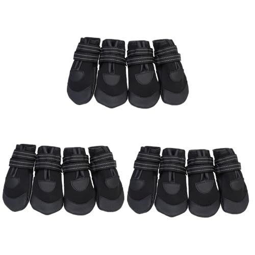 FOMIYES 12 STK Hundeschuhe Wanderschuhe Für Haustiere wasserdichte Hundestiefel Warme Haustierstiefel Hunde Haustiere Stiefel Herbst Und Winter von FOMIYES