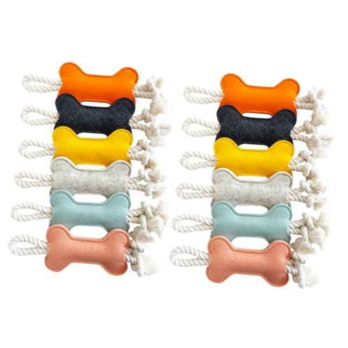 FOMIYES 2 Sets Hundeleckerli-Puzzle-Spielzeug Molar-Stick Zur Zahnreinigung Haustier-kauspielzeug Outdoor-hundespielzeug Leckerli Für Hunde 6 Stück X 2 von FOMIYES