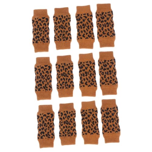 FOMIYES Socke 12 STK Stift Gummispitze warme Socken Aquariumburgen Welpe dehnbares Material sockenschuhe Haustier-Beinschutzsocke Hundestrümpfe Haustiersocken der Hund Gamaschen von FOMIYES